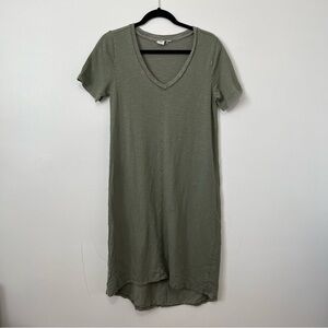 GAP Sage V-Neck Tee Dress